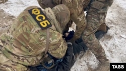 Байцы ФСБ Расеі. Ілюстрацыйнае фота