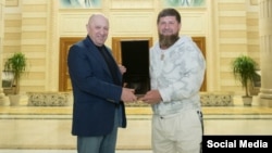 Евгений Пригожин жана Рамзан Кадыров.