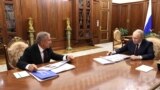 Рустам Минниханов на встрече с Владимиром Путиным. 3 марта 2025 года