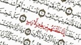 آیه‌ای از سوره صافات در قرآن که به خلقت انسان از «گل چسبنده» اشاره می‌کند.
