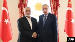 اسماعیل هنیه روز شنبه با رجیب طیب اردوغان دیدار کرد