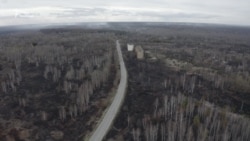 Чорнобильська зона: відео з місця пожежі