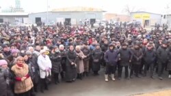 “Дордой” базарынын соодагерлери митингге чыгышты