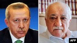 Recep Tayyip Erdogan (solda) və Fethullah Gulen