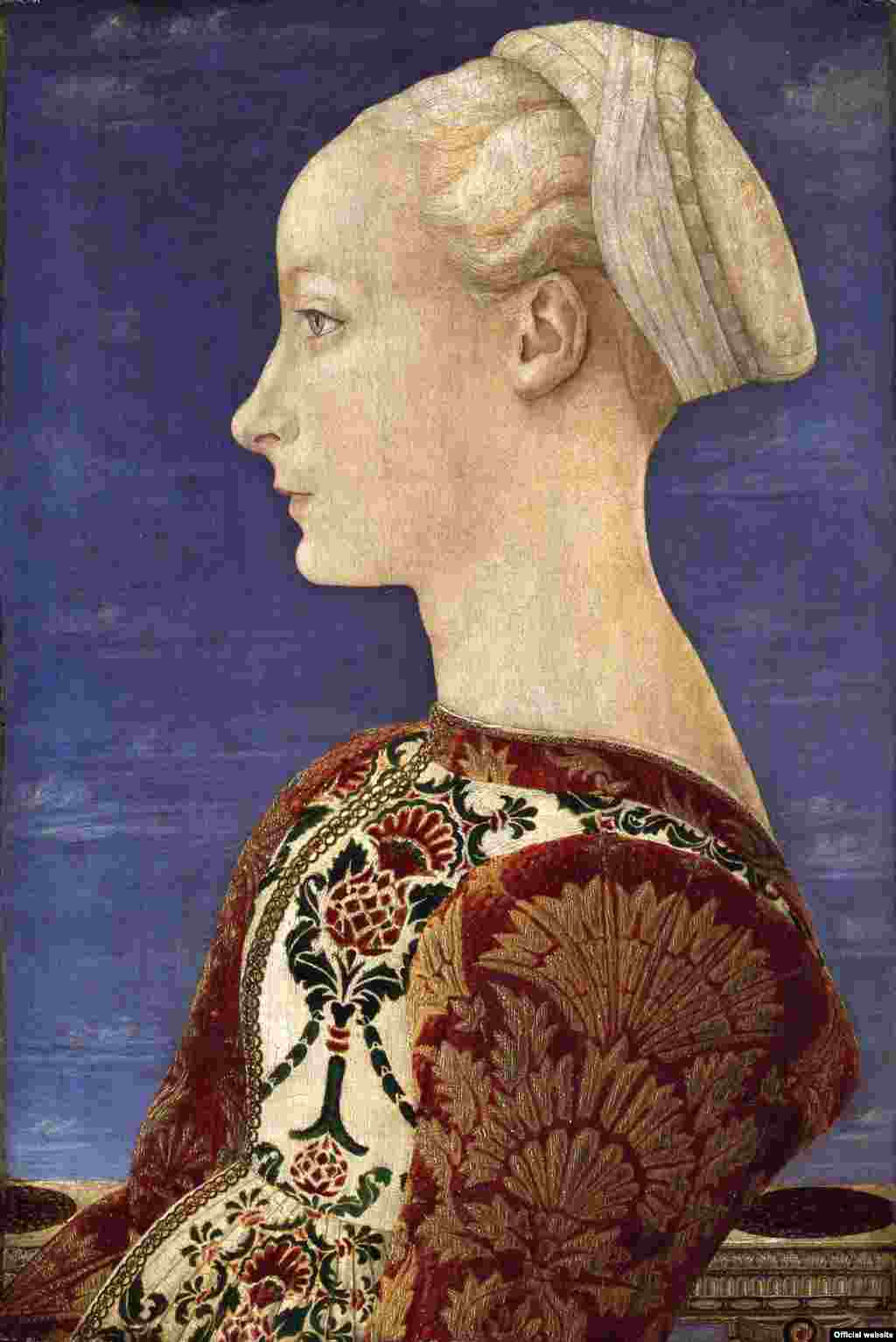 Antonio del Pollaiuolo Portretul unei tinere doamne, c. 1465 Berlin, National Museums in Berlin, Gemäldegalerie © National Museums in Berlin, Jörg P. Anders (photo: Bode Musem press service courtesy)