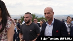 Slavko Simić(desno) u subotu na Gazimestanu
