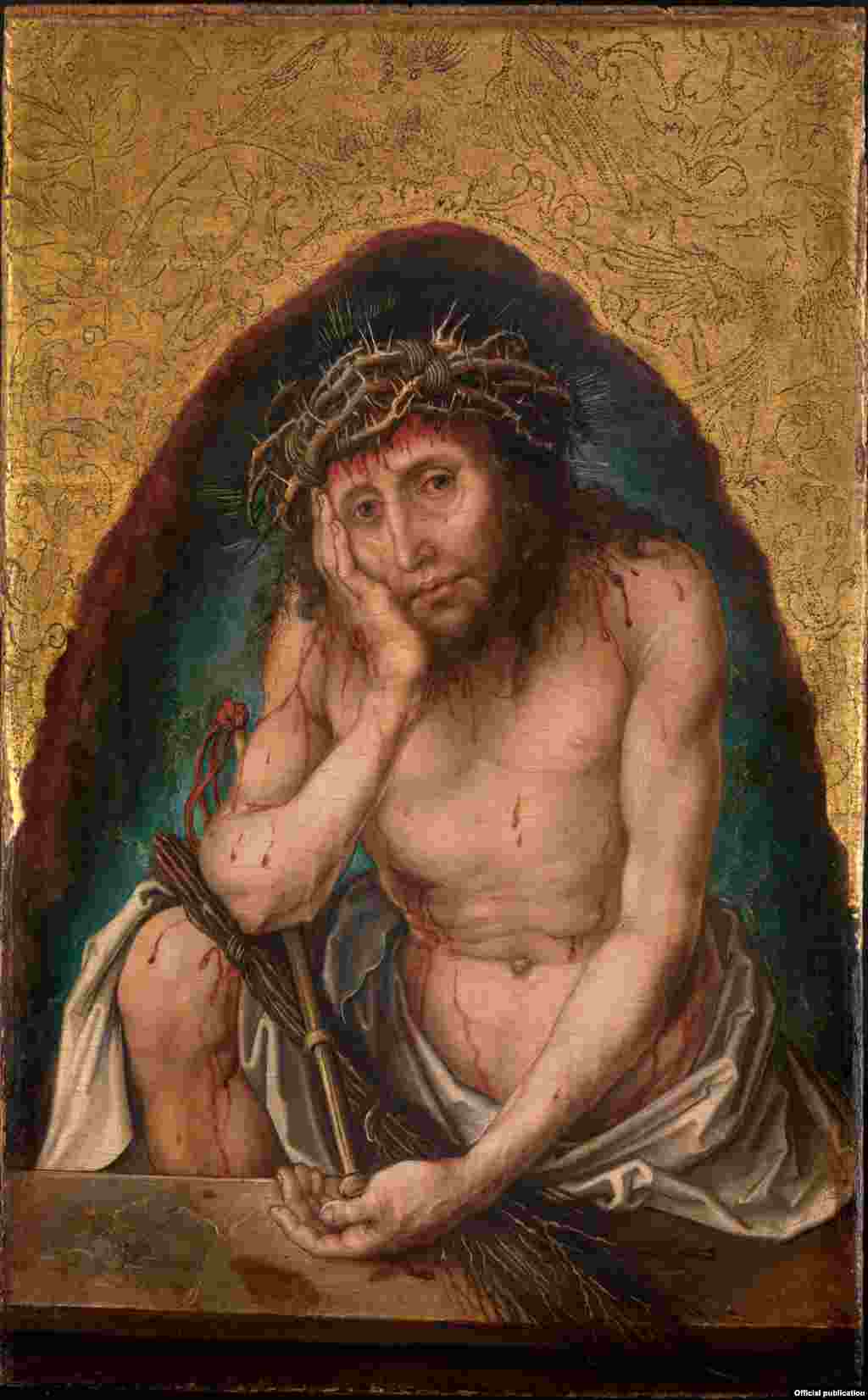 Christos, Portretul unui bărbat îndurerat, c. 1493/94 (Muzeul de Artă, Karlsruhe)