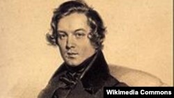 Robert Schumann, litografie 1839