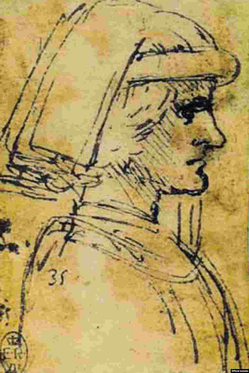 Leonardo da Vinci Portretul lui Lorenzo de' Medici, c. 1480 Windsor, Collection of Her Majesty, Queen Elisabeth II © bpk / Scala (photo: Bode Musem press service courtesy)