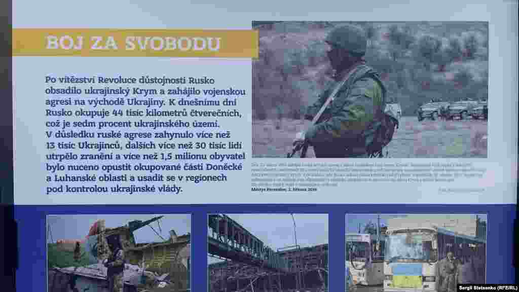 «Боротьба за свободу» – виставка не оминає сумних сторінок в історії України – російську агресію в Криму та на Донбасі