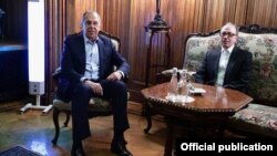 Ռուսաստանի արտգործնախարար Սերգեյ Լավրովը և Հայաստանի արտգործնախարար Արա Այվազյանը, արխիվ