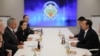 Секретарот на Советот за безбедност на Руската Федерација Сергеј Шојгу и вицепремиерот на Србија Александар Вулин во Москва, 18 февруари 2025 година