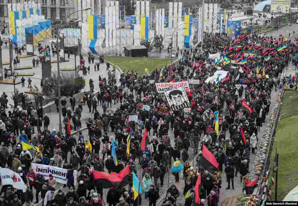Акція за «народний імпічмент» президента Порошенка у Києві, 3 грудня 2017 року ПЕРЕГЛЯНУТИ ВІДЕО