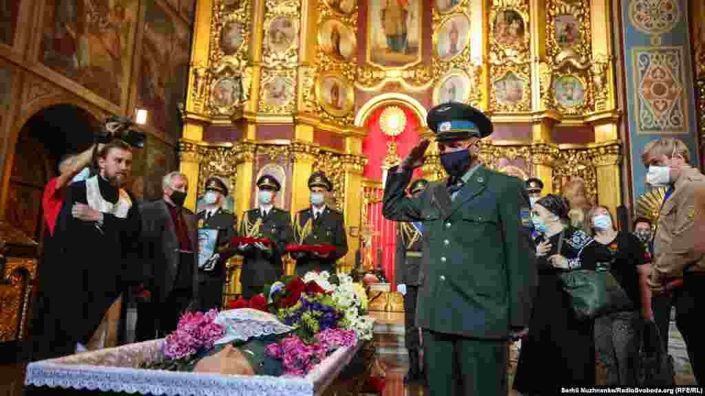 Прощання з Орестом Васкулом в Михайлівському Золотоверхому соборі 